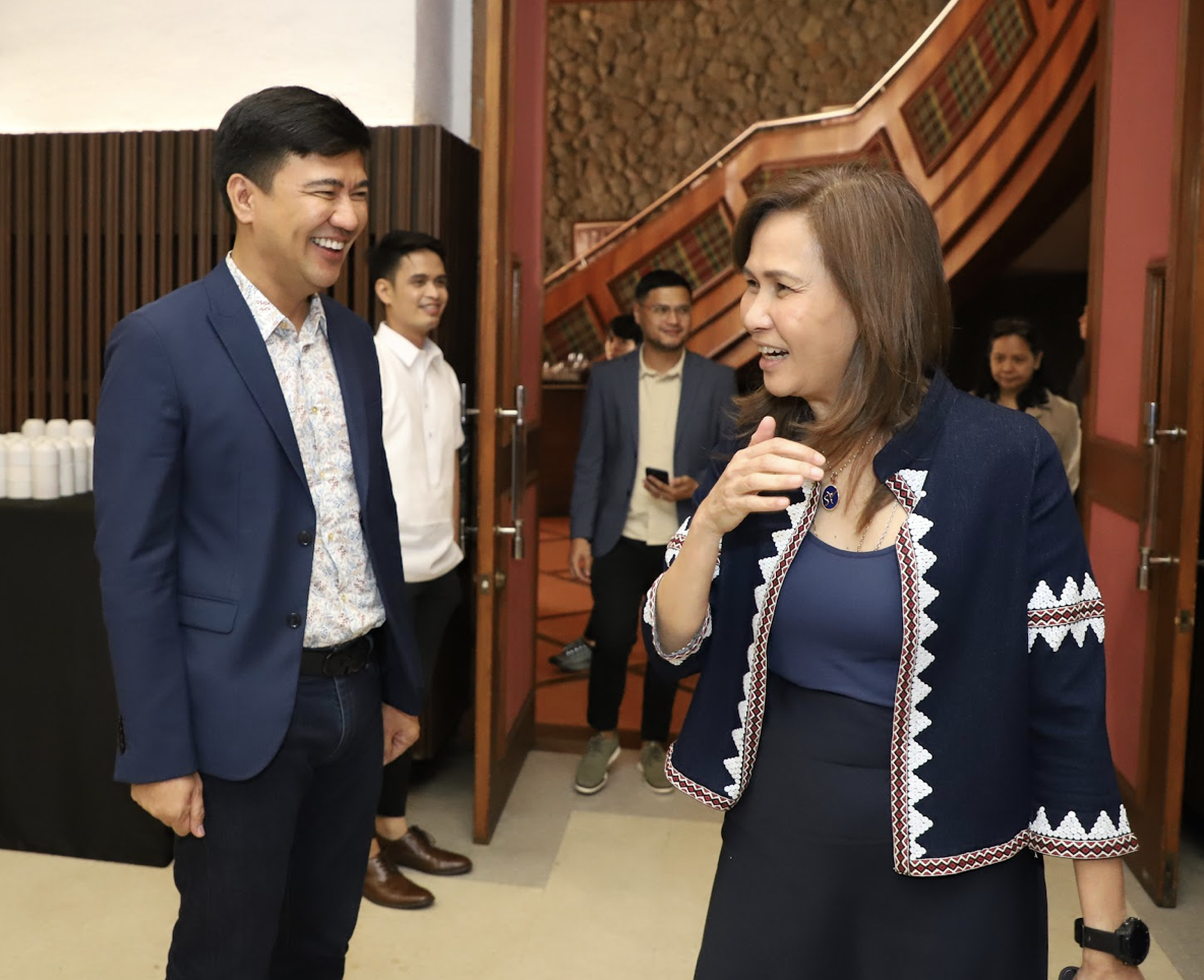 PHOTO CAPTION: Bases Conversion and Development Authority (BCDA) President and CEO Engr. Joshua M. Bingcang and Tarlac Provincial Governor Susan A. Yap on the sidelines of the MOA signing event held on Friday, 11 August 2023 . BCDA photo.