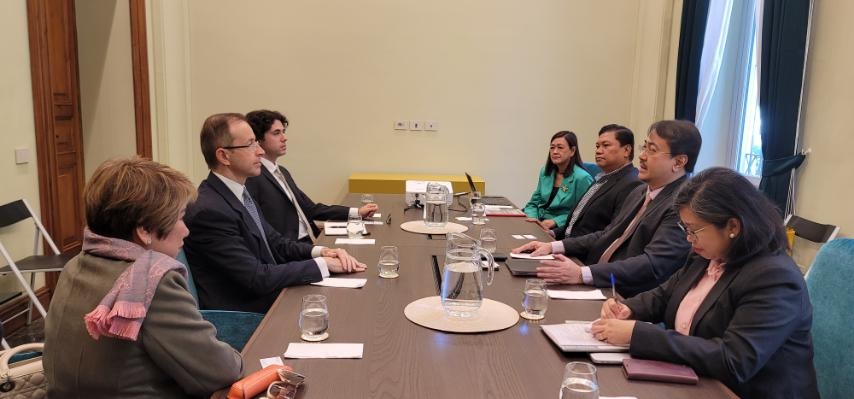 Photo caption: BCDA, along with Philippine Ambassador to Italy H.E. Nathaniel G. Imperial, met with the officials of The European House - Ambrosetti, led by its Partner Lorenzo Tavazzi, to pitch investment opportunities in New Clark City, Clark Freeport Zone, and Clark International Airport. BCDA photo