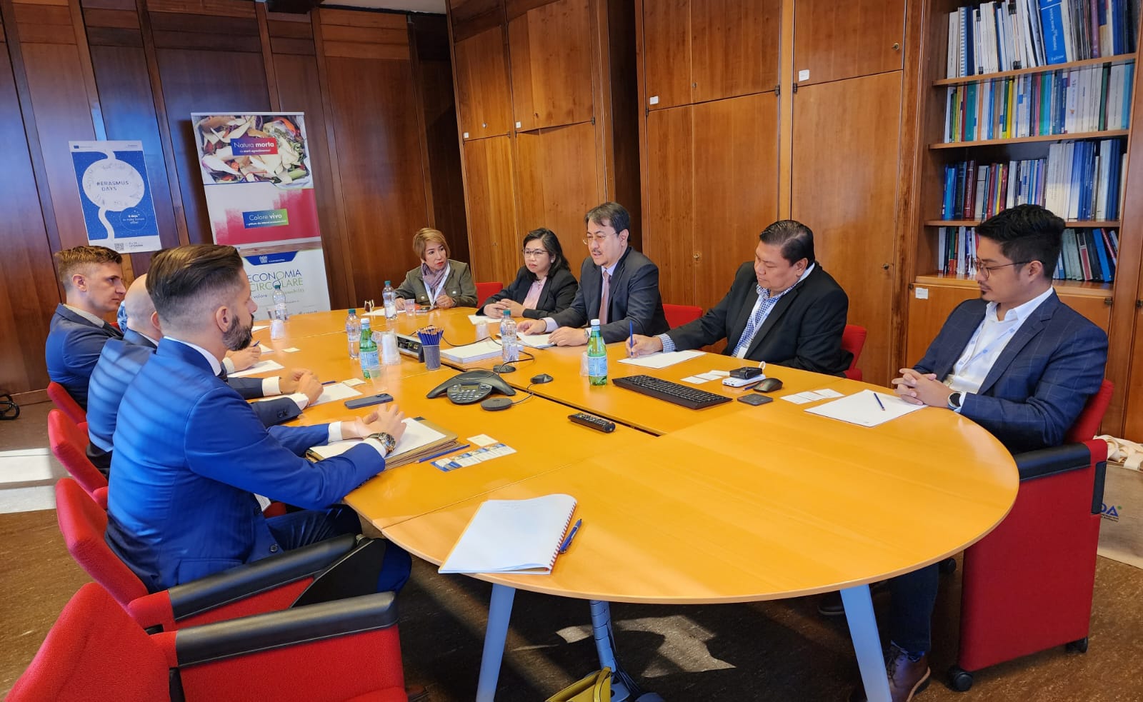 Photo caption: BCDA, along with Philippine Ambassador to Italy H.E. Nathaniel G. Imperial, met with the officials of Confindustria, led by its General Director Raffaele Langella, to pitch investment opportunities in New Clark City, Clark Freeport Zone, and Clark International Airport. BCDA photo