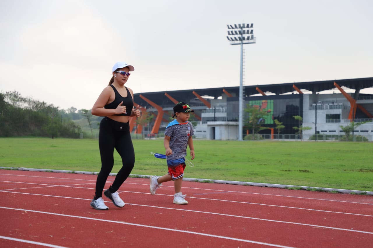 New Clark City reopening jogging